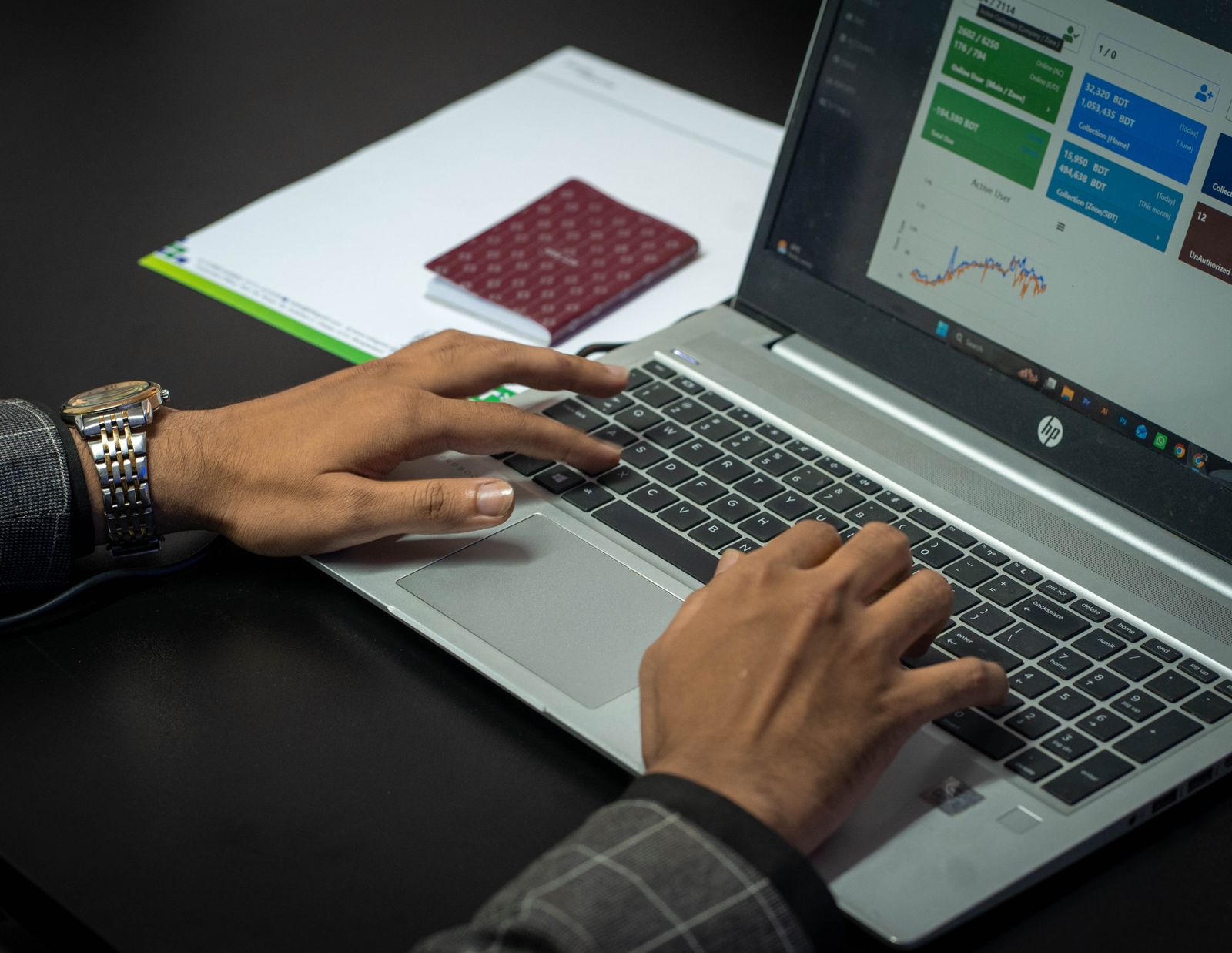 Interfață administrare drepturi utilizatori pe laptop